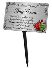 Personalised Memorial Plaque &