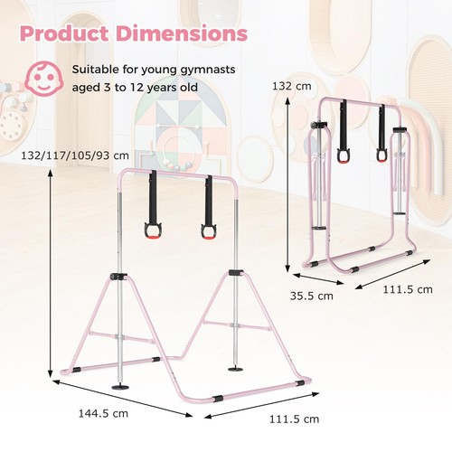 Kids adjustable horizontal - horizontal, bar