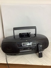 Retro JVC RC-X540 CD tape Ghettoblaster Boombox + Remote .READ DESCRIPTION! #AL