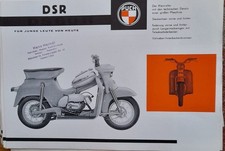 Puch DS 60 R DSR 50  Moped Prospekt 1960  original rar  SDP Freilassing