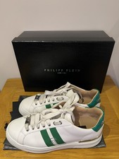 PHILIPP PLEIN LEATHER LO-TOP