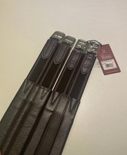 New 60 Shires Brown Leather Girth with Tags for Horse Riding