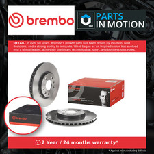 2x Brake Discs Pair Vented