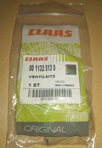 Valve seat claas - seat, 850