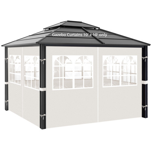 Aonear gazebo privacy curtains - aonear,