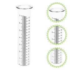 Outdoor Rain Gauge Clear  Measurement Tube Guage Measuring Large