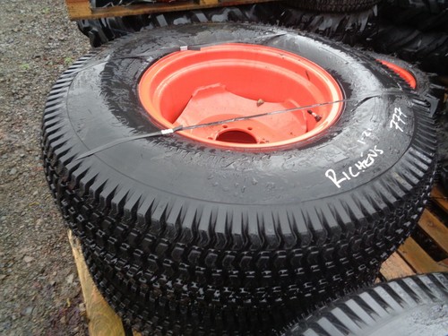 Pair kubota wheels grass tyres - pair,
