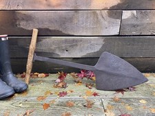 Vintage Antique Iron Hey Spade Peat Spade Very Well Made Garden Tool Salvage