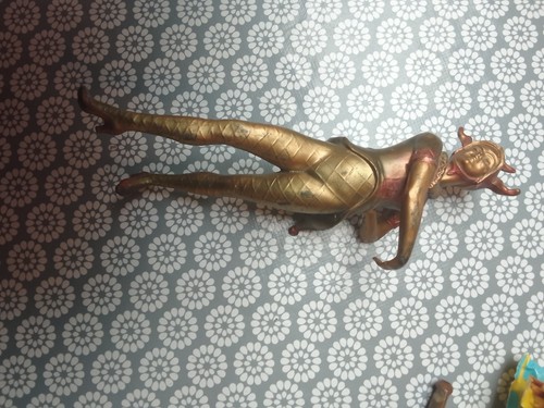 Deco harliquin jester figure - deco,