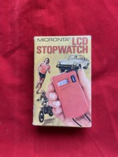 Micronta LCD Vintage Stopwatch Box & Manual
