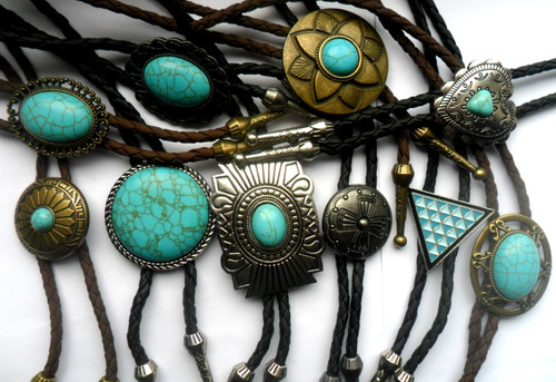 Unisex bolo ties with - ,