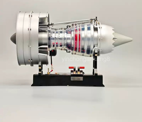 Metal turbofan jet engine - turbofan,