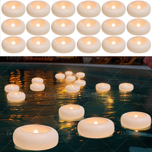 24pcs flickering waterproof - 24pcs,