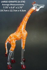 LARGE Glass GIRAFFE GlassCurio
