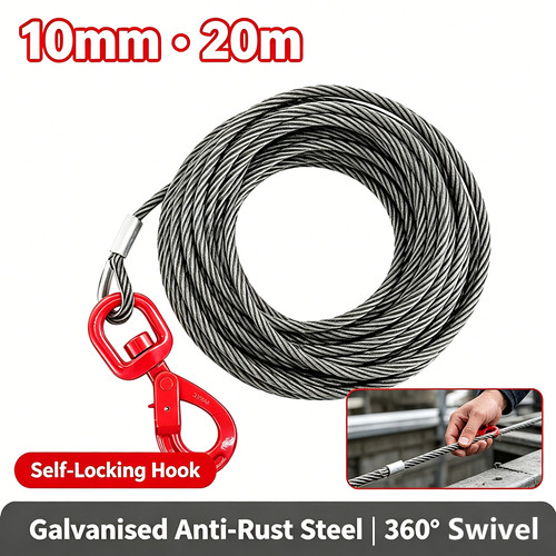 Winch wire rope recovery - winch,
