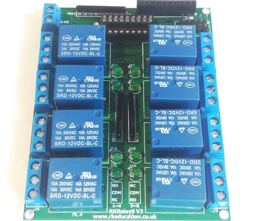 12v channel relay - 8, module