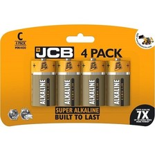JCB Super Alkaline Batteries C