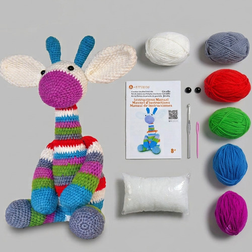 Giraffe crochet kit for - giraffe,