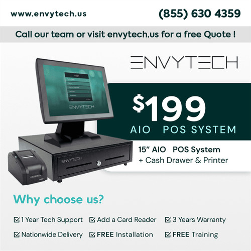 Brand new touchscreen pos - 15",