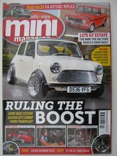 Mini magazine October 2015 1275GT Estate Mk1 Mini Minor Turbo Saloon FIA replica