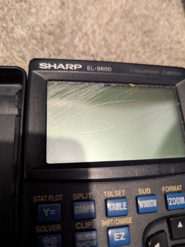Sharp 9600 calculator - sharp, el-9600