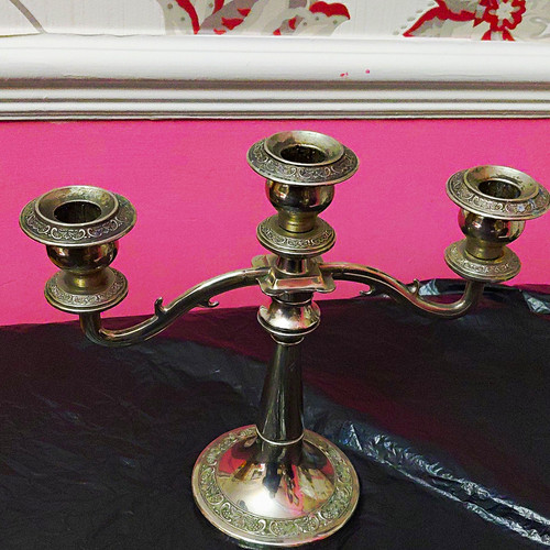 Metal silver arm - metal, 3-arm
