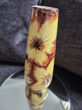 A Price Kensington Lustre Ware Vase In An Abstract Flowere Design