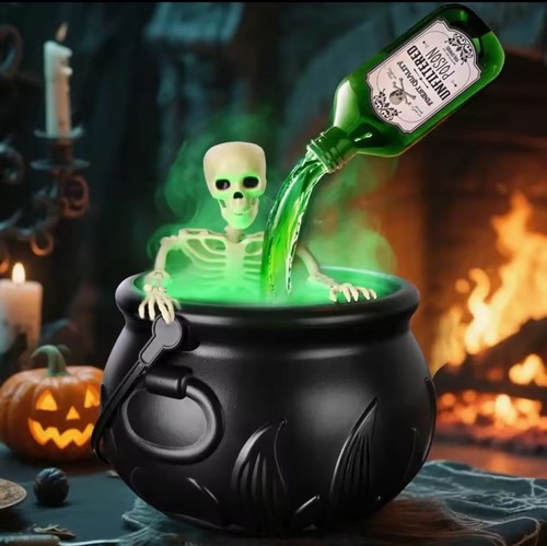 Halloween witch cauldron - cauldron, with