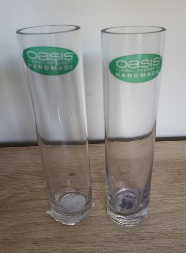 Pair tall oasis glass - -,