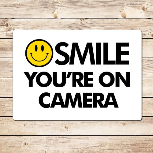 Smile you camera cctv - on,