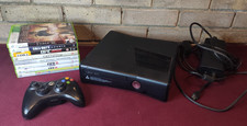 Microsoft Xbox 360 Slim 250GB Console & 8 Games Bundle - Tested