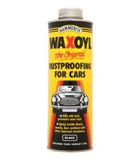 Hammerite Waxoyl Rustproofing Spray Treatment for Cars Black  1L