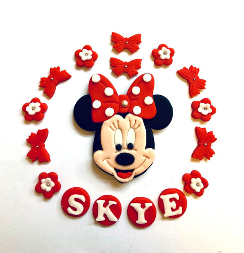Minnie mouse cake topper - minnie,