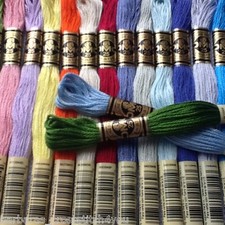 1-5-10-15-20 DMC CROSS STITCH THREADS/SKEINS - Pick your own colours - FREE POST
