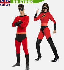 Adult The Incredibles Cosplay Fancy Dress Costume party Bodysuit Dress Up