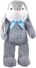 Giant Grey Plush Bunny Easter