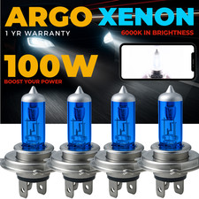 4x H4 Headlight Bulbs Xenon