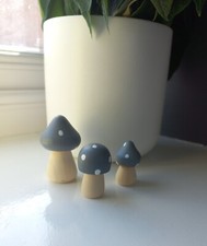 Wooden Toadstools Mushrooms
