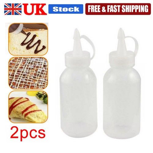 2pcs 100ml plastic squeeze - 100ml,