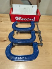 Vintage RECORD C Clamps 4"