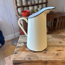 Vintage French Cream Enamel