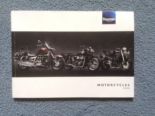 Triumph motorcycles range 2008 - triumph,