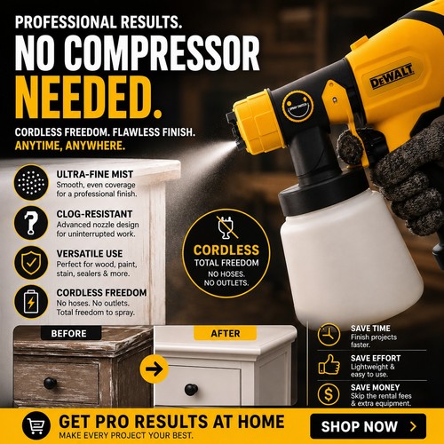 Dewalt cordless paint sprayer - dewalt,
