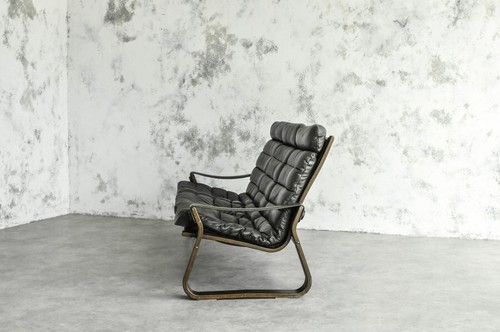 Danish vintage brown leather - danish,