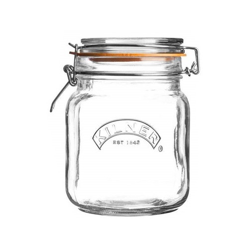 Storage jar round glass - storage,