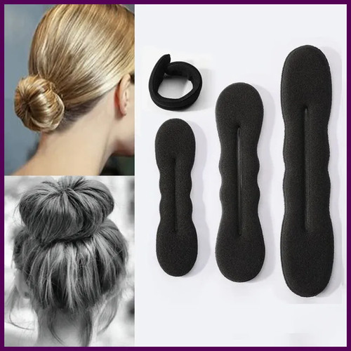Magic hair bun maker styling - bun,