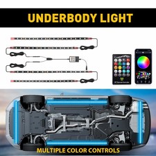 4X AUXITO LED Strip Under Car
