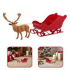 Sleigh decoration and reindeer - sleigh,