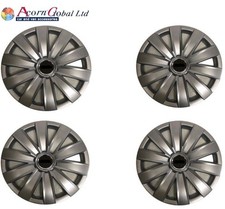 16" Wheel Trims Hub Caps Set Fits Renault Trafic 2001–2026 Silver 4pc New