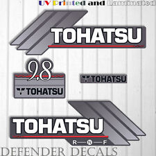 TOHATSU 9.8 hp outboard engine decal sticker set kit reproduction 9.8HP